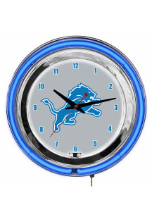 Detroit Lions 14 Inch Neon Wall Clock