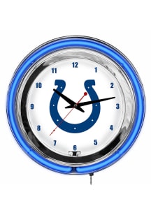 Indianapolis Colts 14 Inch Neon Wall Clock