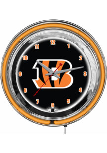 Cincinnati Bengals 14 Inch Neon Wall Clock