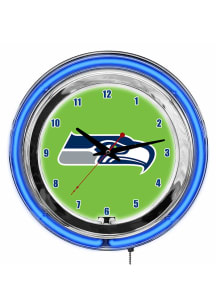 Seattle Seahawks 14 Inch Neon Wall Clock