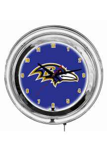 Baltimore Ravens 14 Inch Neon Wall Clock