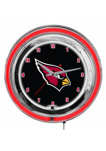Arizona Cardinals 14 Inch Neon Wall Clock