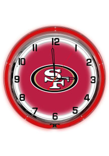 San Francisco 49ers 18 Inch Neon Wall Clock