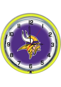 Minnesota Vikings 18 Inch Neon Wall Clock