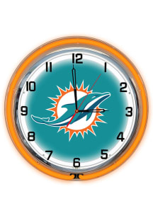 Miami Dolphins 18 Inch Neon Wall Clock