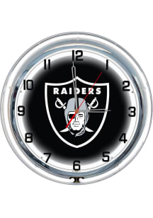 Las Vegas Raiders 18 Inch Neon Wall Clock