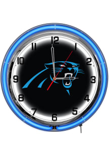 Carolina Panthers 18 Inch Neon Wall Clock