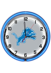 Detroit Lions 18 Inch Neon Wall Clock