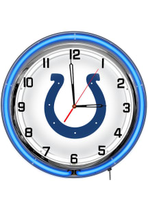 Indianapolis Colts 18 Inch Neon Wall Clock