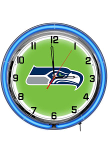 Seattle Seahawks 18 Inch Neon Wall Clock