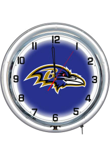 Baltimore Ravens 18 Inch Neon Wall Clock
