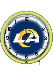 Los Angeles Rams 18 Inch Neon Wall Clock