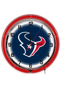 Houston Texans 18 Inch Neon Wall Clock