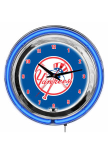 New York Yankees 14 Inch Neon Wall Clock