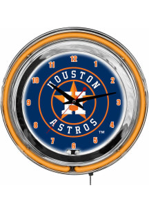 Houston Astros 14 Inch Neon Wall Clock
