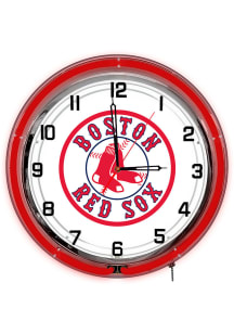 Boston Red Sox 18 Inch Neon Wall Clock