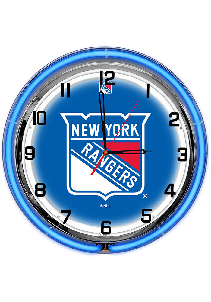 New York Rangers 18 Inch Neon Wall Clock