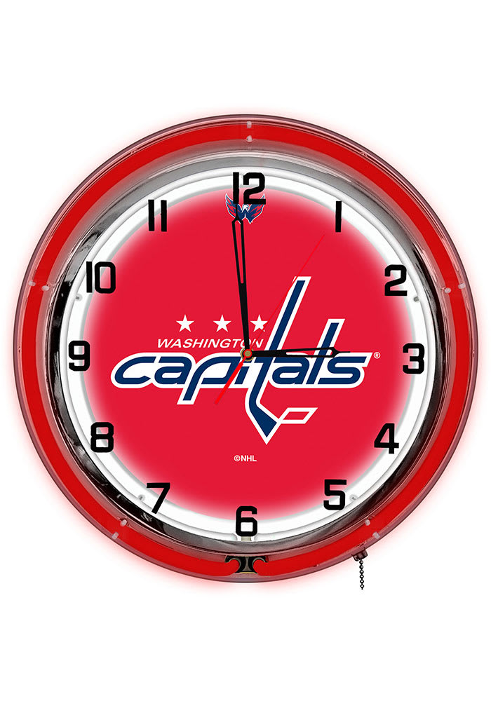 Washington Capitals 18 Inch Neon Wall Clock