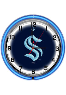 Seattle Kraken 18 Inch Neon Wall Clock