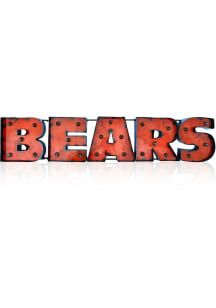 Chicago Bears Recycled Metal Marquee Sign