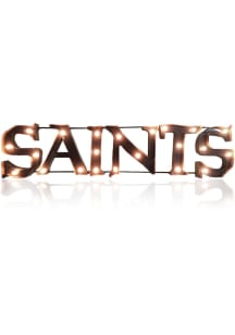 New Orleans Saints Recycled Metal Marquee Sign