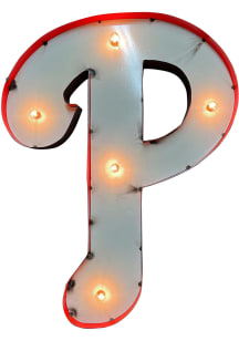 Philadelphia Phillies Recycled Metal Marquee Sign