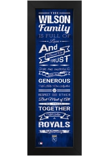 Imperial Kansas City Royals Personalized Family Sign