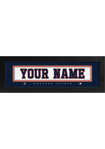 Imperial Houston Astros Personalized Jersey Name Plate Sign