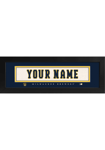 Imperial Milwaukee Brewers Personalized Jersey Name Plate Sign