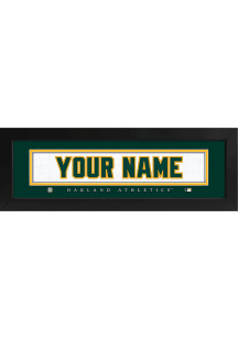 Imperial Oakland Athletics Personalized Jersey Name Plate Sign