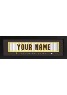 Imperial San Diego Padres Personalized Jersey Name Plate Sign