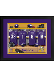 Imperial Minnesota Vikings Personalized Locker Room Sign