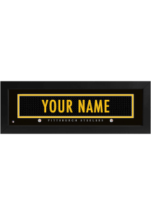 Imperial Pittsburgh Steelers Personalized Jersey Name Plate Sign