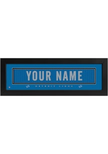 Imperial Detroit Lions Personalized Jersey Name Plate Sign