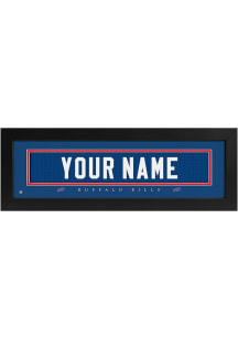 Imperial Buffalo Bills Personalized Jersey Name Plate Sign