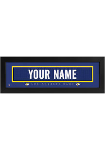 Imperial Los Angeles Rams Personalized Jersey Name Plate Sign