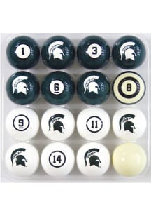 Michigan State Spartans Logo Billiard Balls