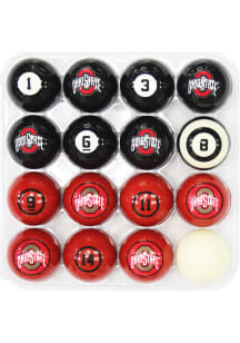 Ohio State Buckeyes Logo Billiard Balls