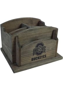Ohio State Buckeyes Rustic Desk Accessory