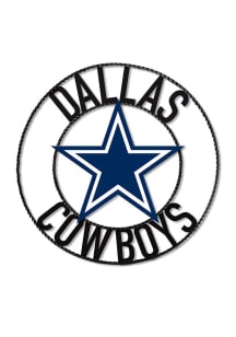 Dallas Cowboys 24 in Wrought Iron Wall Wall Art