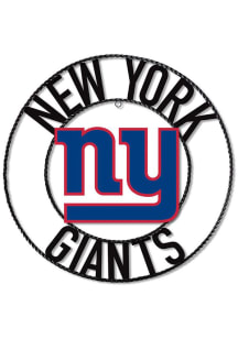 New York Giants 24 in Wrought Iron Wall Wall Art