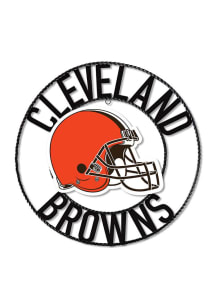 Cleveland Browns 24 in Wrought Iron Wall Wall Art