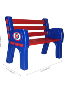 Chicago Cubs Outdoor Bench