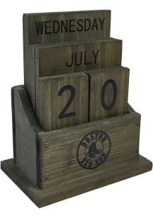 Boston Red Sox Wood Block Desk and Office Desk Calendar