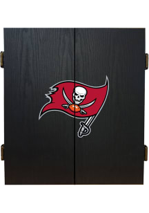 Tampa Bay Buccaneers Fans Choice Set Dart Board Cabinet