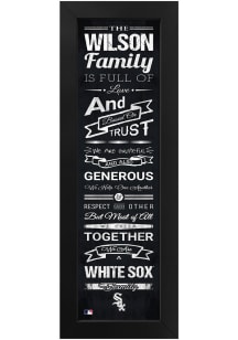 Imperial Chicago White Sox Personalized Family Sign
