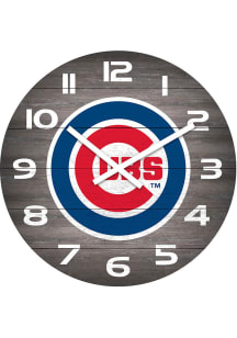 Chicago Cubs Weathered 16in Wall Clock