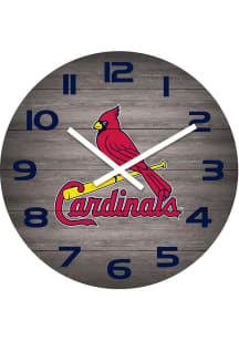 St Louis Cardinals Weathered 16in Wall Clock