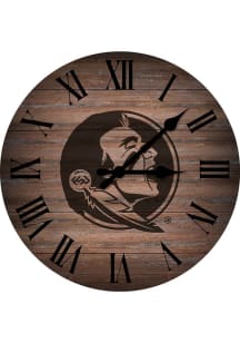 Florida State Seminoles Rustic 16in Wall Clock