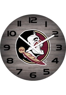 Florida State Seminoles Weathered 16in Wall Clock